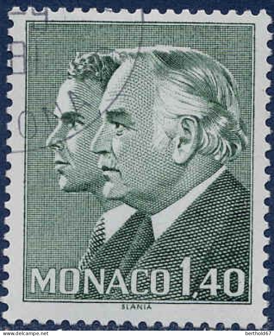 Monaco Poste Obl Yv:1281/1285 S.A.S.Rainier III & Prince Albert (TB Cachet Rond) - Gebraucht