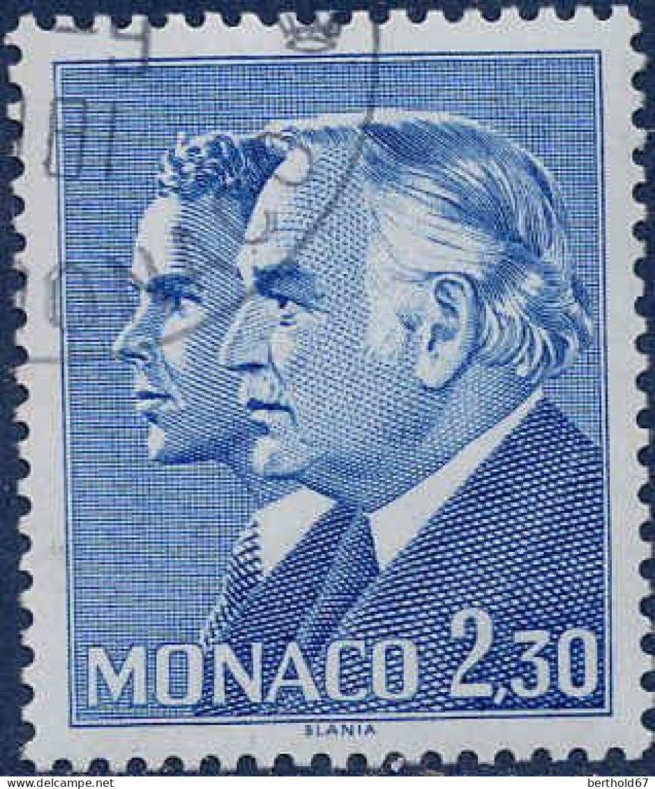 Monaco Poste Obl Yv:1281/1285 S.A.S.Rainier III & Prince Albert (TB Cachet Rond) - Gebraucht