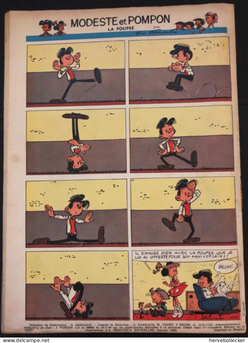 TINTIN Le Journal Des Jeunes N° 743 - 1963 - Tintin
