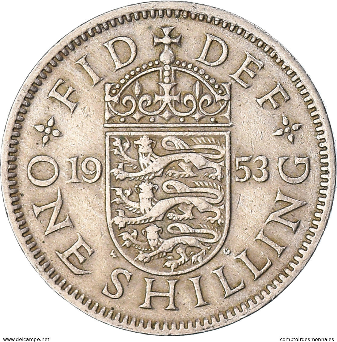 Monnaie, Grande-Bretagne, Shilling, 1953 - I. 1 Shilling