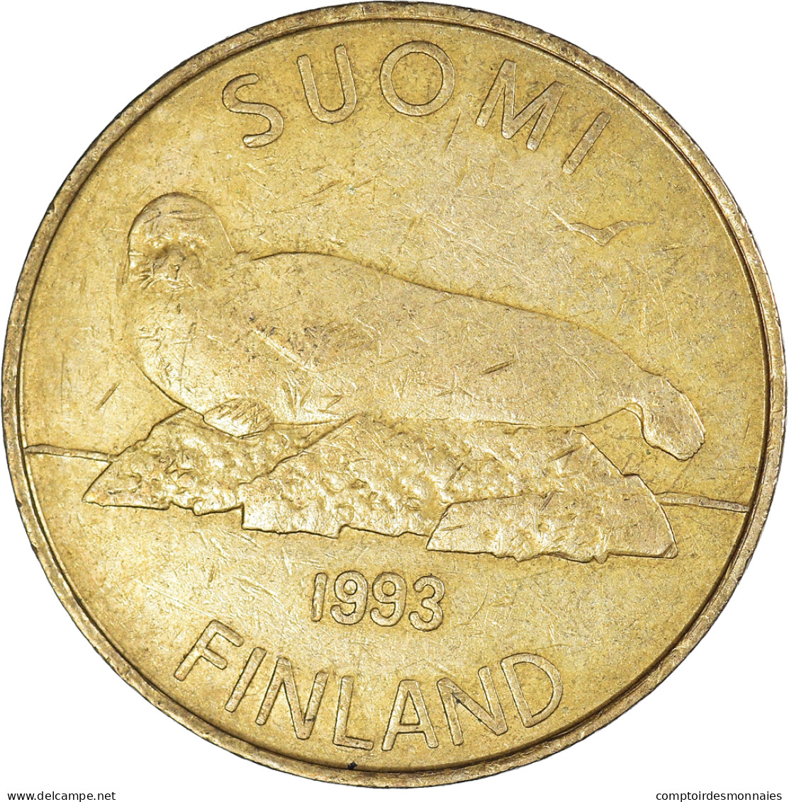 Monnaie, Finlande, 5 Markkaa, 1993 - Finlande
