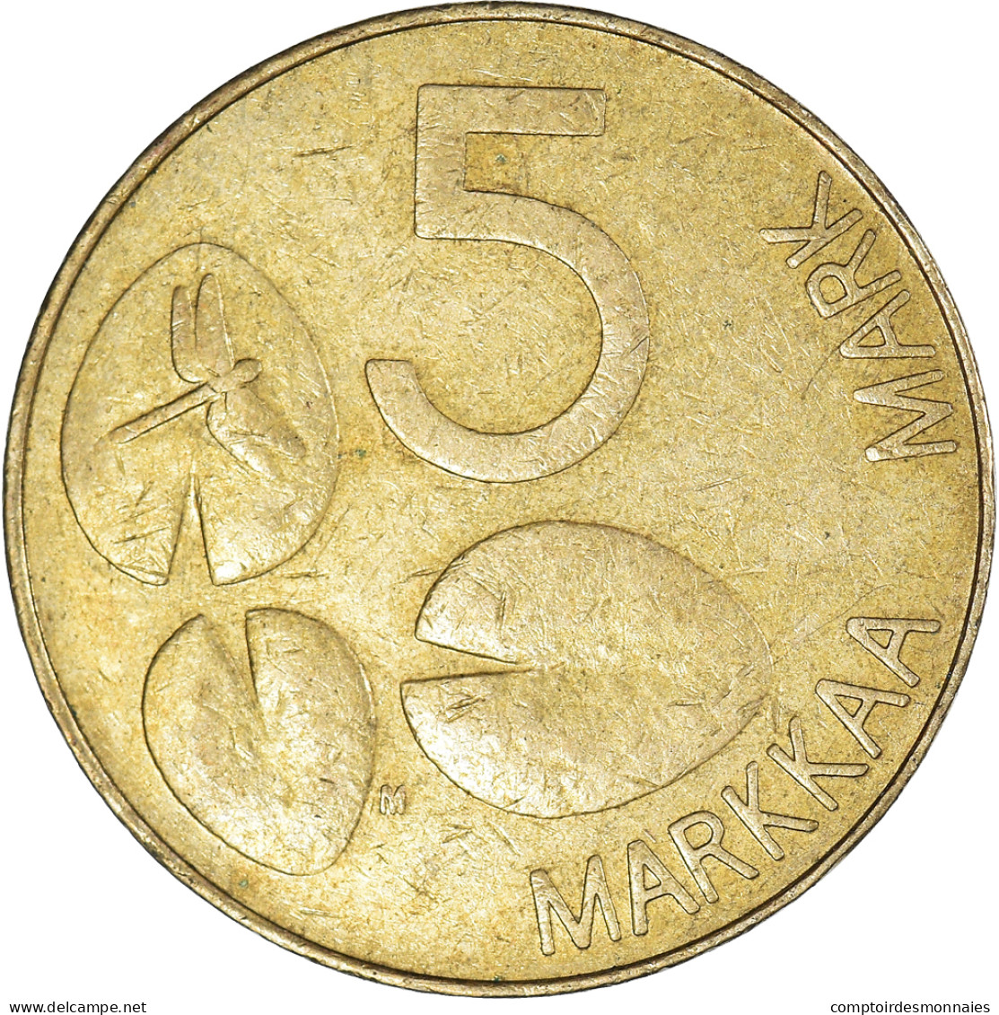 Monnaie, Finlande, 5 Markkaa, 1993 - Finlandia