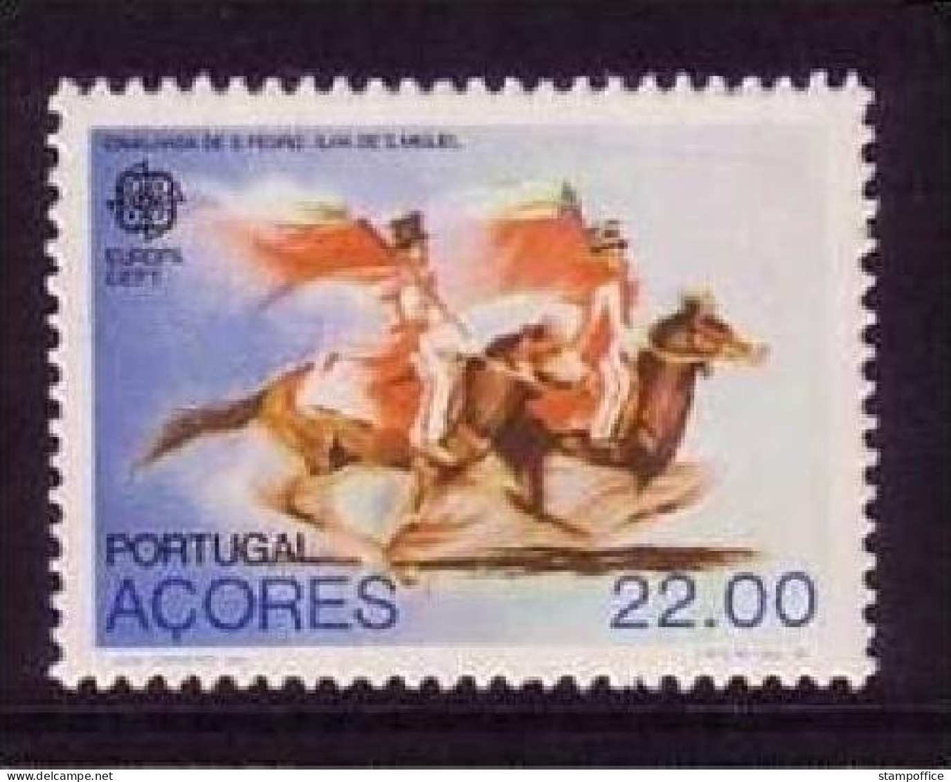 AZOREN MI-NR. 342 POSTFRISCH(MINT) EUROPA 1981 FOLKLORE REITERSPIELE PFERDE - Horses