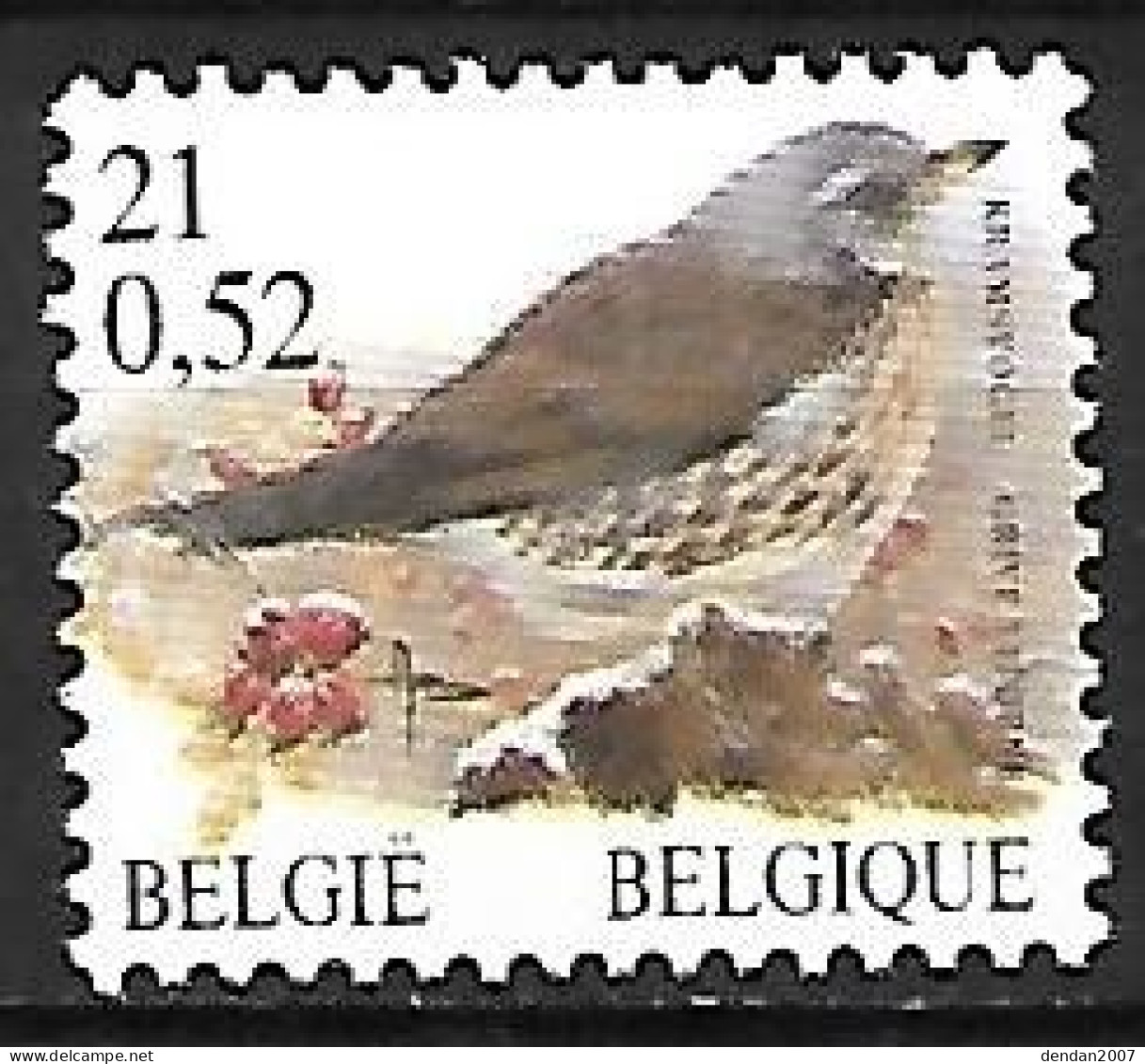 Belgium - MNH ** BUZIN -  21 BEF - 0.52 €  / 2001 :  Kramsvogel -  Fieldfare  - Turdus Pilaris - Songbirds & Tree Dwellers