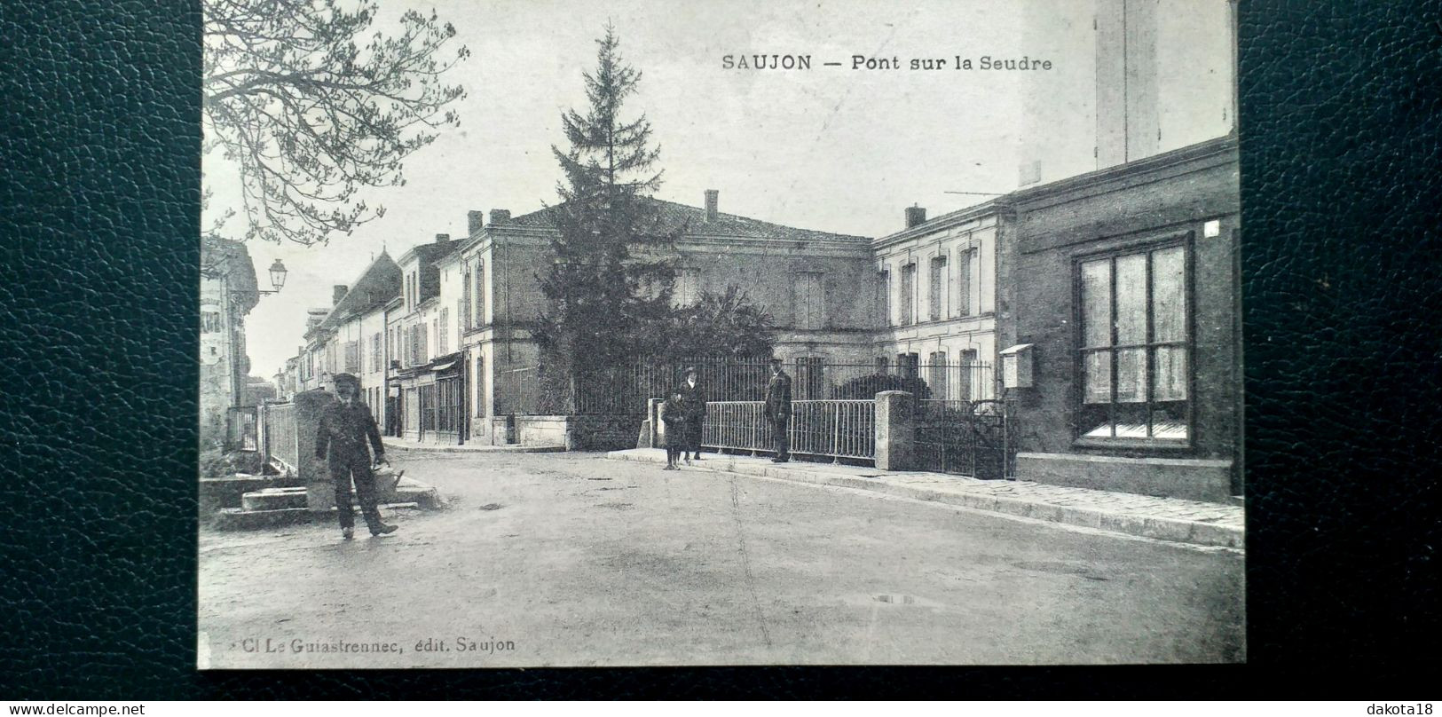 17 , Saujon ,  Le Pont Sur La Seudre En 1920 - Saujon