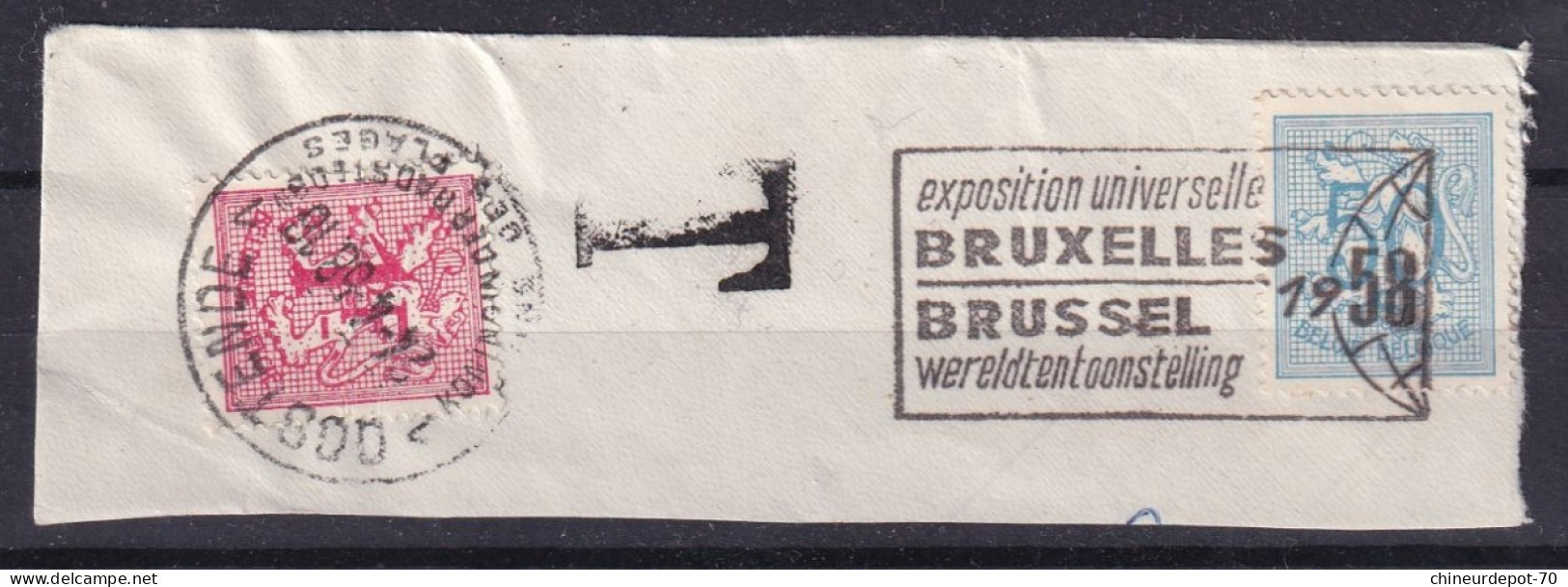 TIMBRES T Taxes CHIFFRES OOSTENDE BRUXELLES EXPOSITION 1958 - Francobolli