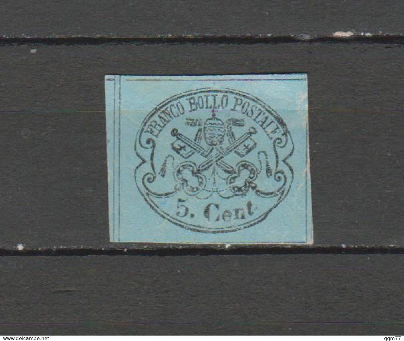 N°14 TIMBRE ANCIENS ETATS DE L'EGLISE  NEUF SANS GOMME DE 1867  Cote : 90 € - ...-1929 Prephilately