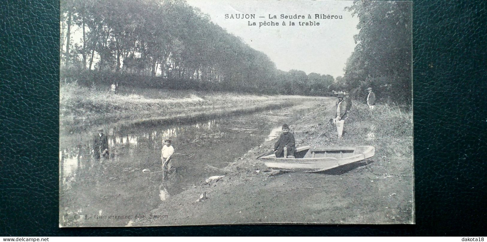 17 , Saujon ,  La Pêche à La Trable à Riberou En 1920 - Saujon