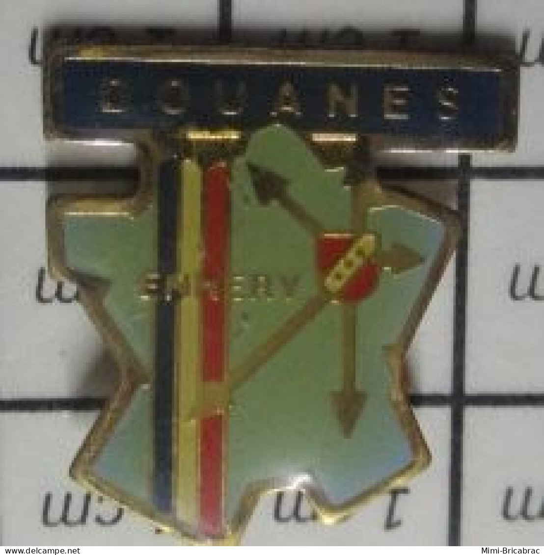 413e Pin's Pins / Beau Et Rare : ADMINISTRATIONS / DOUANES ENHERY ? ENNERY ? - Administración