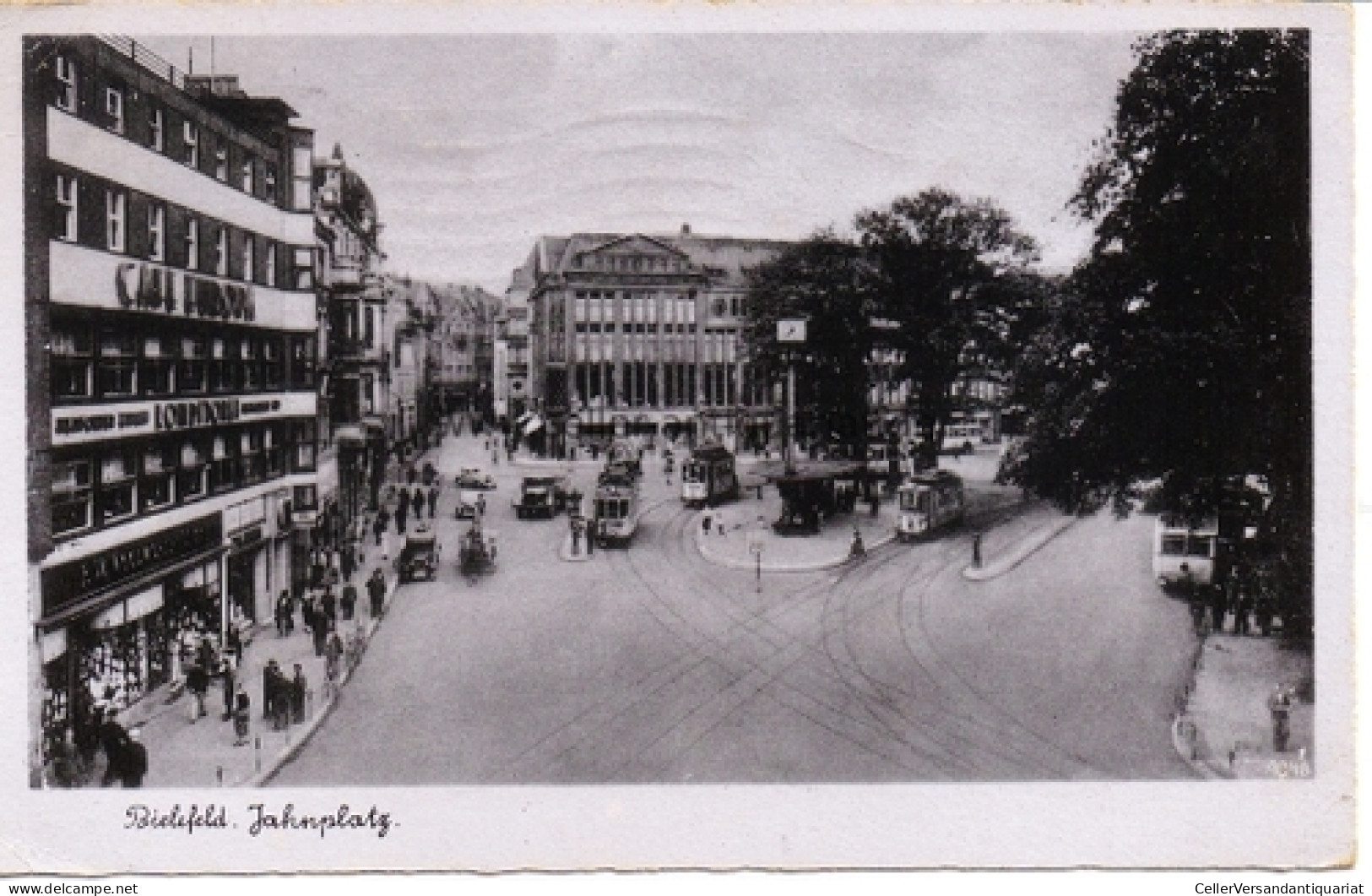 Postkarte. Bielefeld - Jahnplatz Von Bielefeld - Ohne Zuordnung