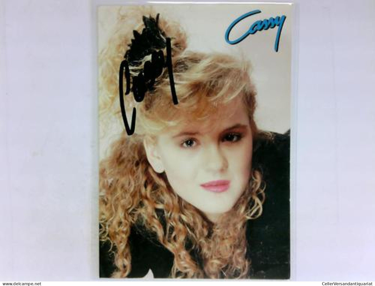 Signierte Autogrammkarte Von Cassy (Sängerin) - Non Classés