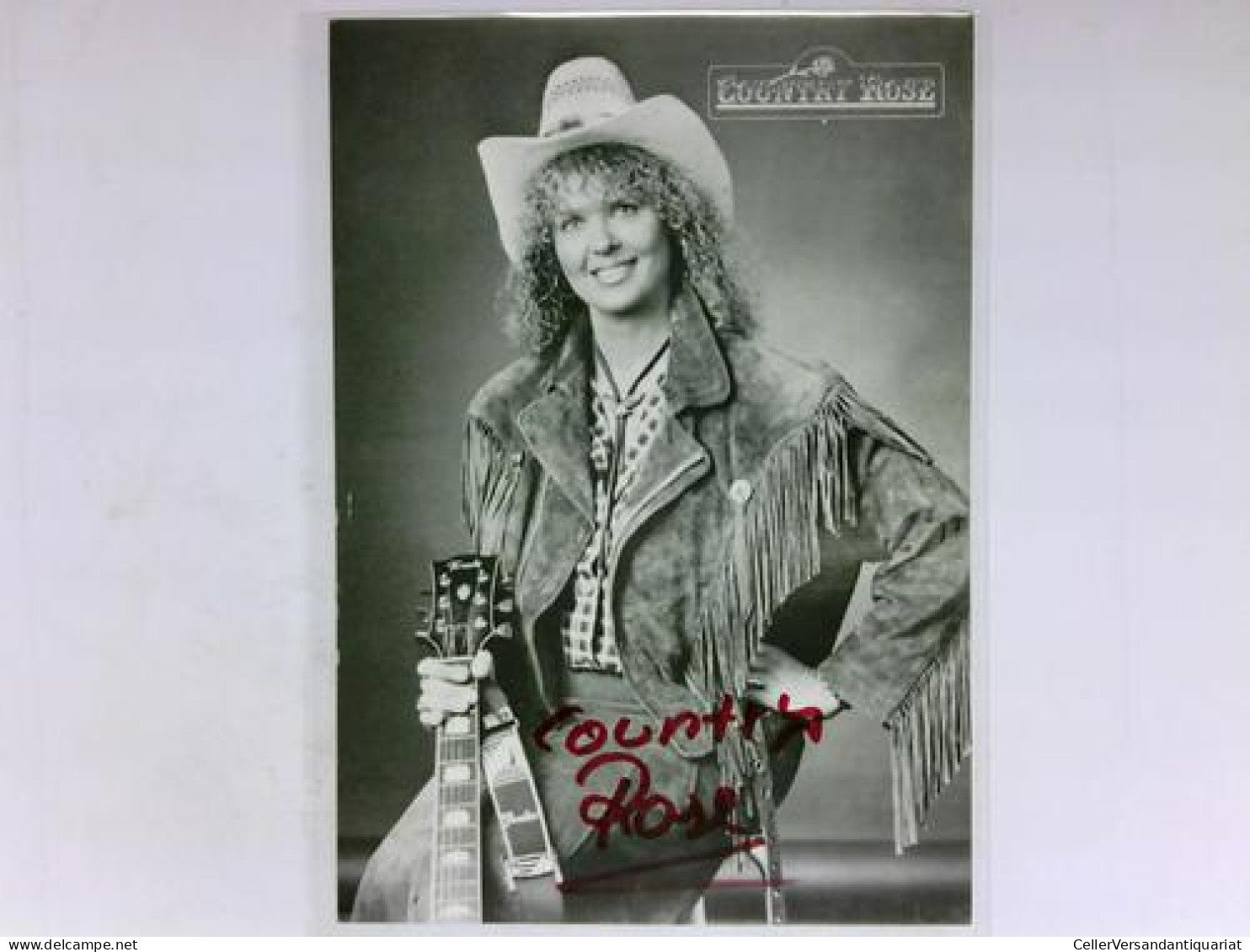 Signierte Autogrammkarte Von Country Rose (Sängerin) - Ohne Zuordnung