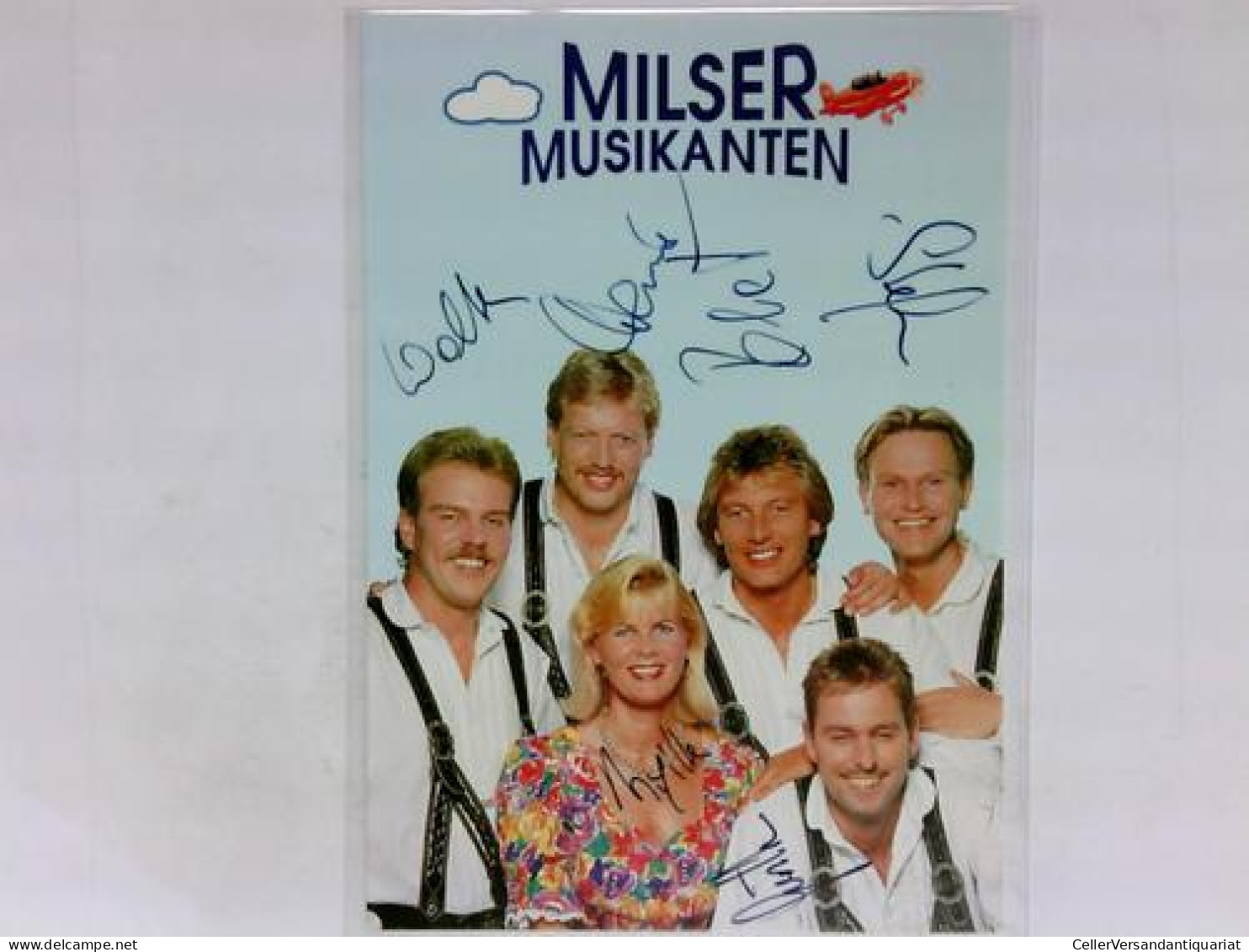 Signierte Autogrammkarte Von Milser Musikanten - Ohne Zuordnung