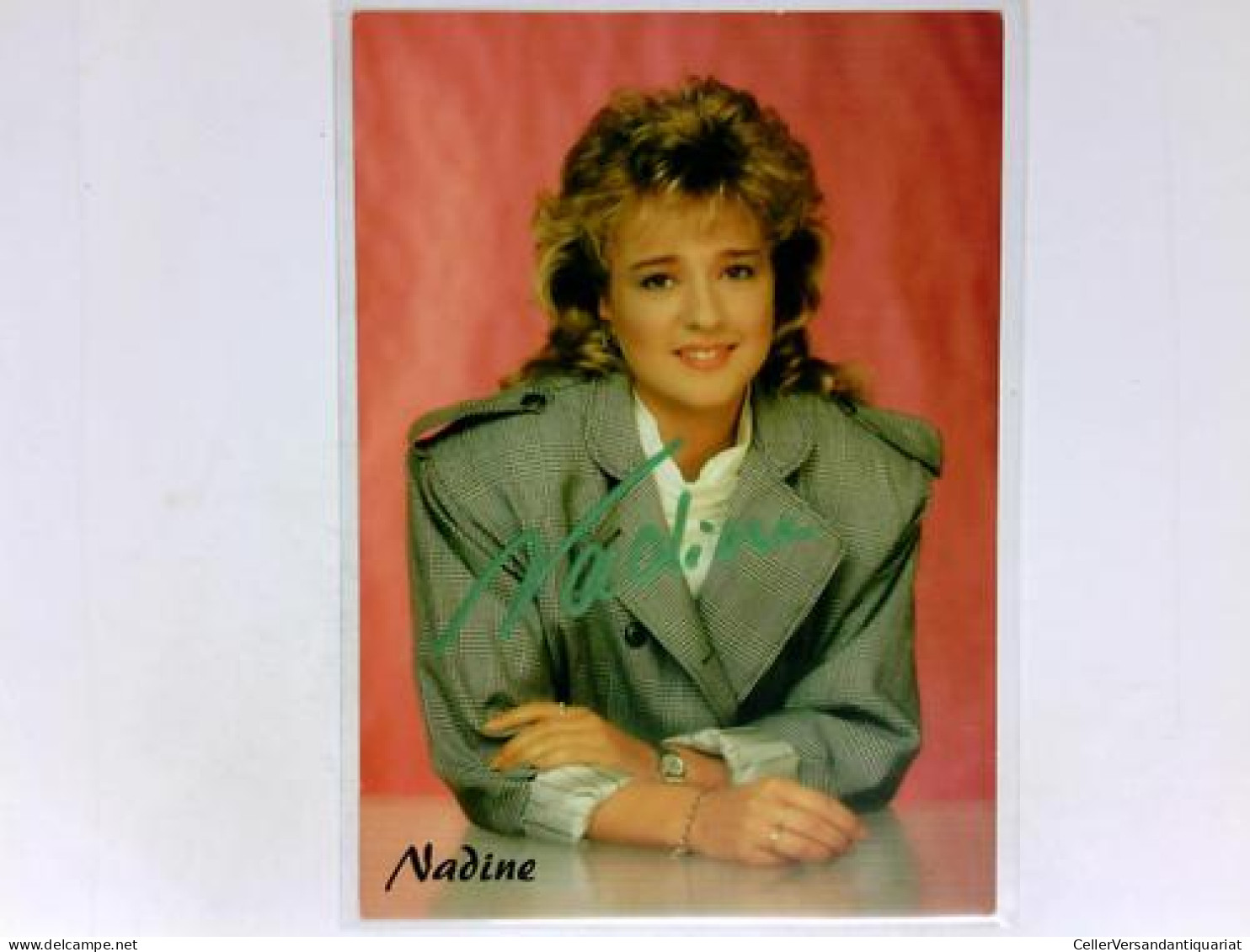 Signierte Autogrammkarte Von Norell, Nadine (Sängerin) - Non Classés