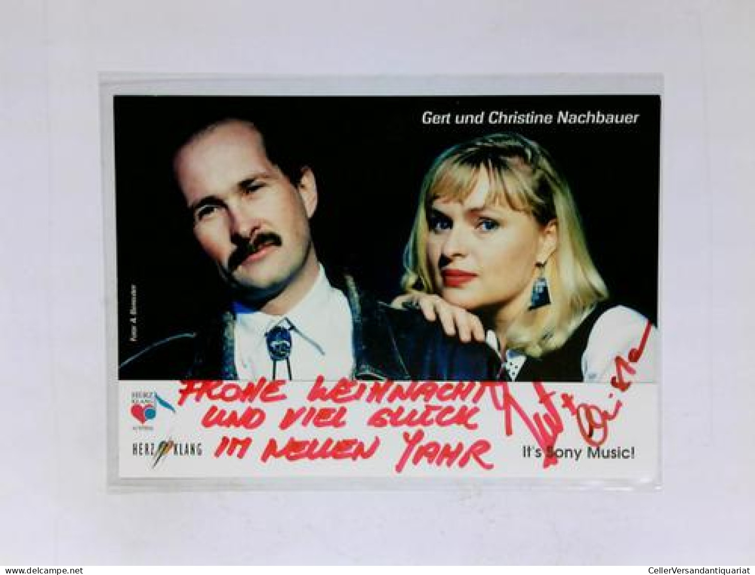 Signierte Autogrammkarte Von Nachbauer, Gerd Und Christine (Gesangsduo) - Non Classés