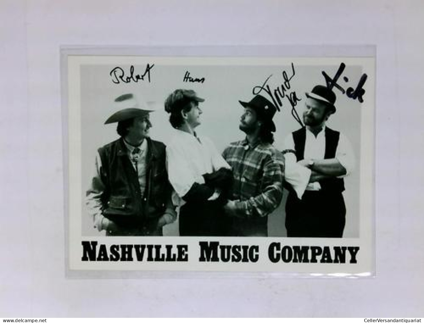 Signierte Autogrammkarte Von Nashville Music Company (Country & Western) - Non Classés