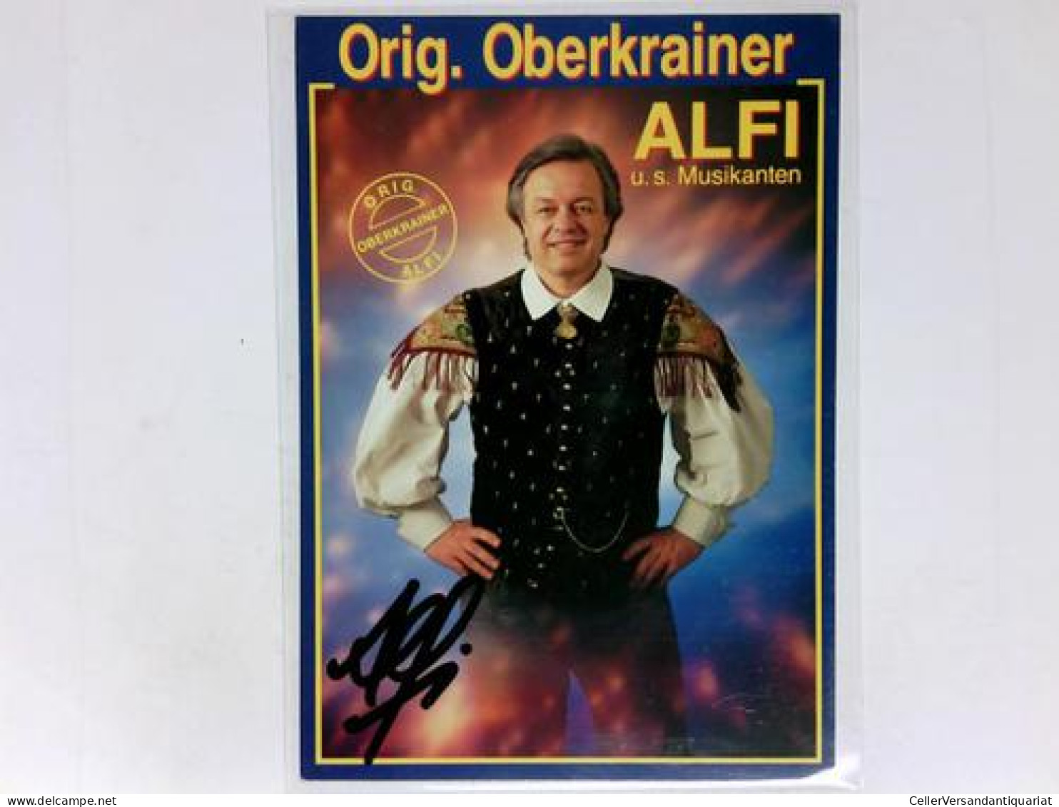 Signierte Autogrammkarte Von Oberkrainer Alfi U. S. Musikanten, Orig. - Non Classés