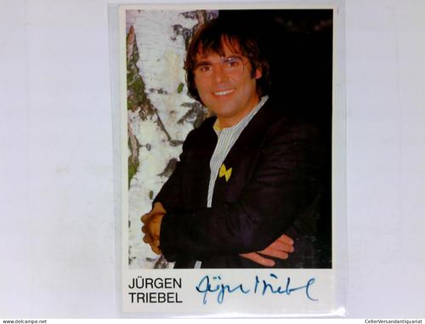 Signierte Autogrammkarte Von Triebel, Jürgen (Entertainer, Fernseh-Moderator) - Non Classés