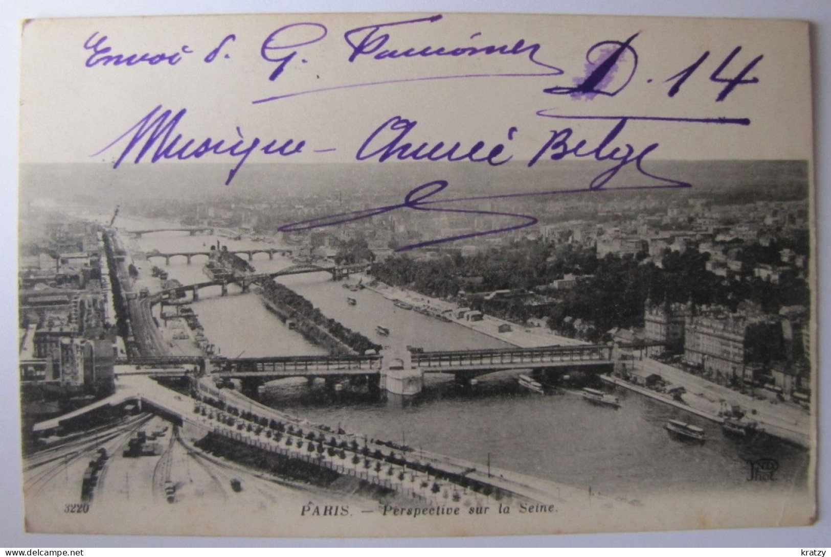 FRANCE - PARIS - La Seine - 1918 - La Seine Et Ses Bords