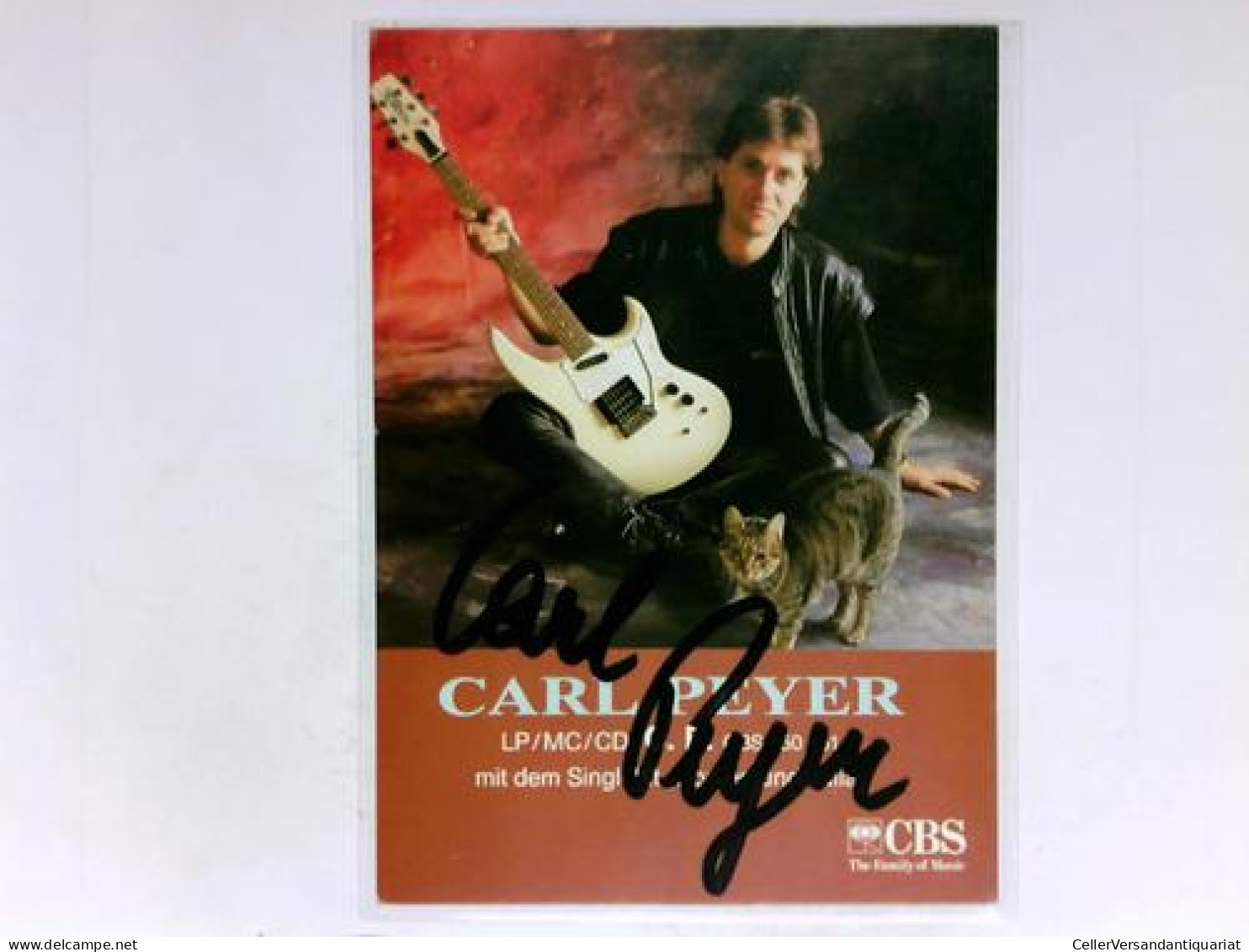 Signierte Autogrammkarte Von Peyer, Carl (Sänger) - Non Classificati