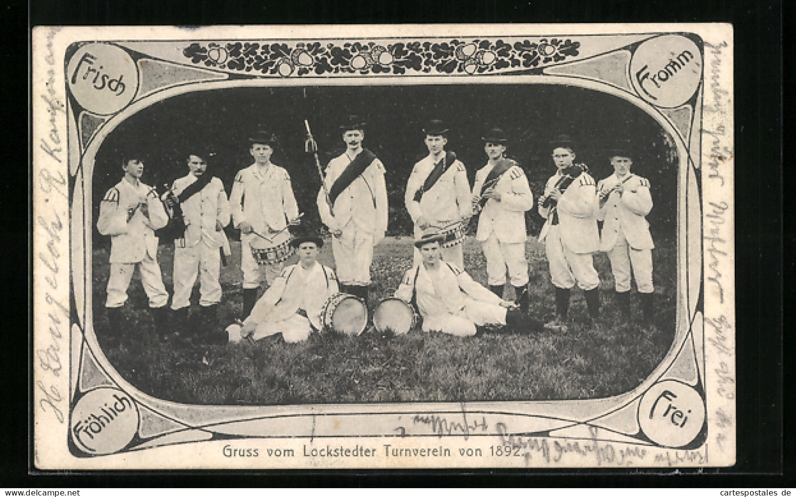 AK Hamburg-Lokstedt, Turnverein Von 1892, Gruppenfoto  - Lokstedt