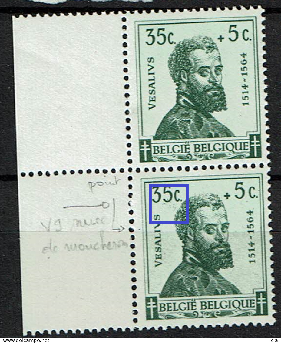 593 Paire  **  T 2  LV 9  Moucherons - 1931-1960