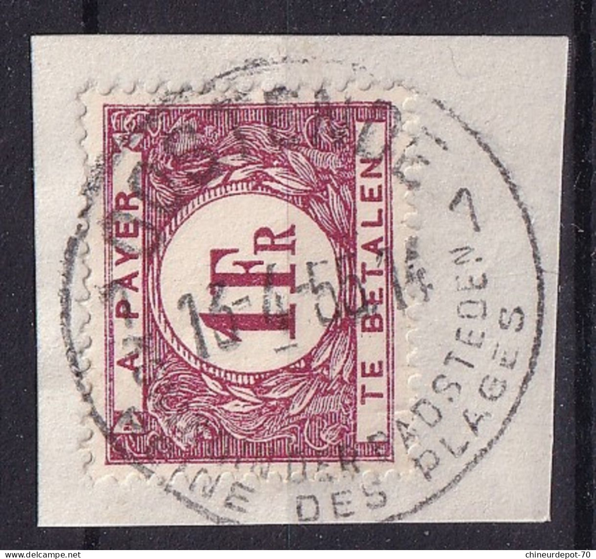 TIMBRES T Taxes  OOSTENDE - Francobolli
