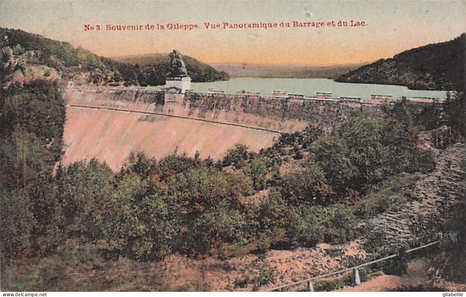 Liege - Barrage De La Gileppe - Lot 3 Cartes - Gileppe (Stuwdam)