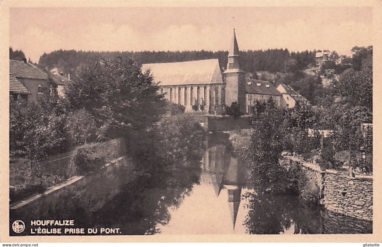 HOUFFALIZE - L'église Prise Du Pont - Houffalize