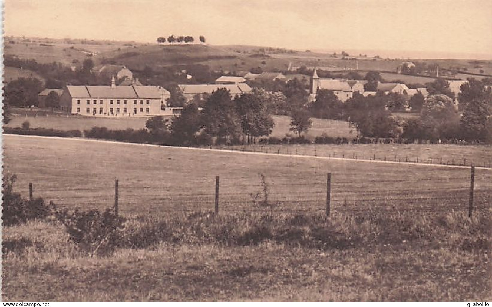 AVE - WELLIN - Petit Seminaire Ste Therese De L'enfant Jésus  -panorama D'Ave Pris De La Route De Chanly - Wellin