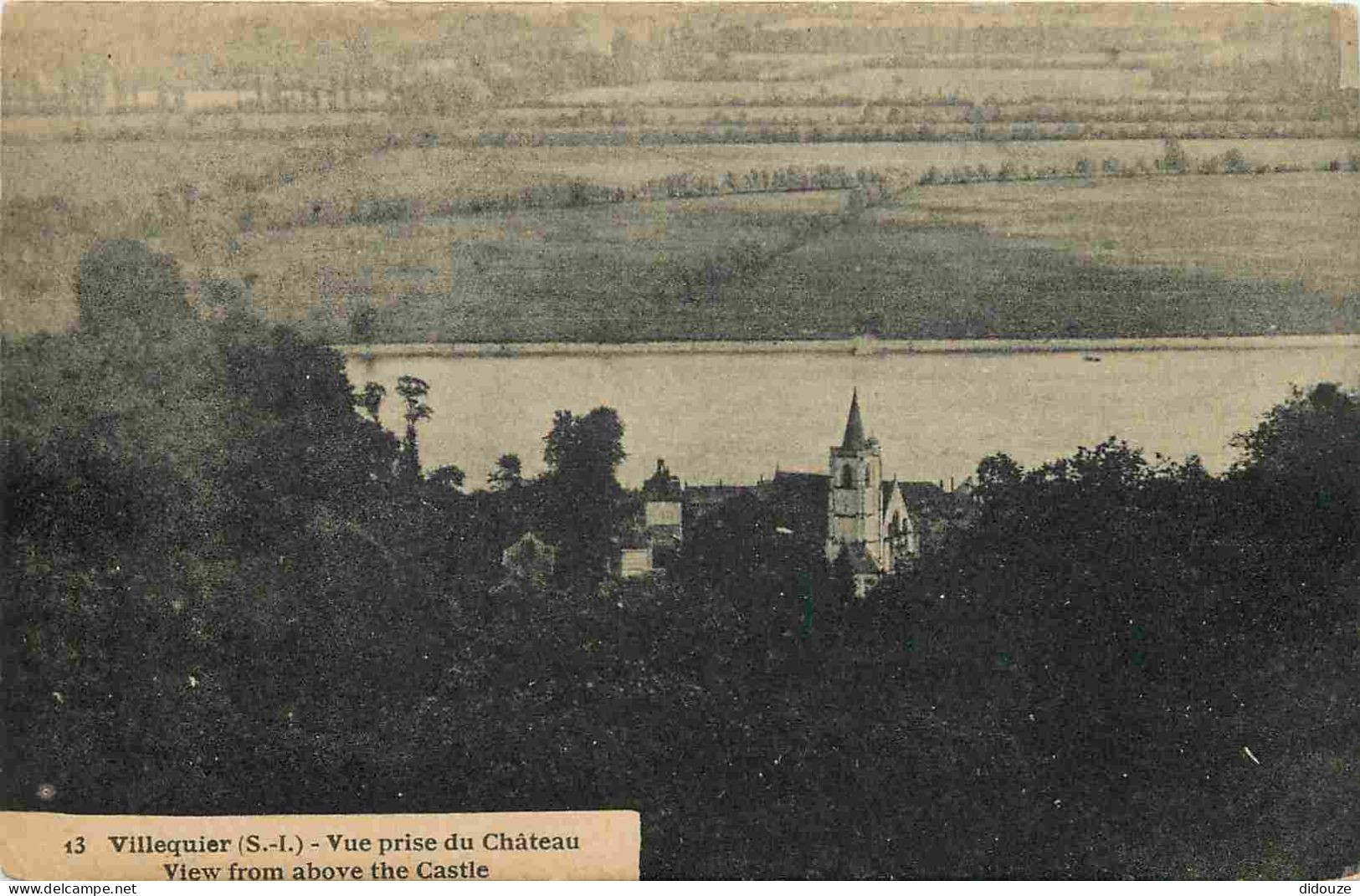 76 - Villequier - Vue Prise Du Château - CPA - Voir Scans Recto-Verso - Villequier