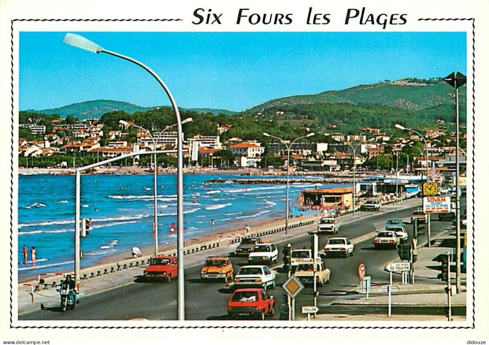 Automobiles - Six Fours Les Plages - Vue Générale  Au Fond Sanary - Carte Neuve - CPM - Voir Scans Recto-Verso - PKW