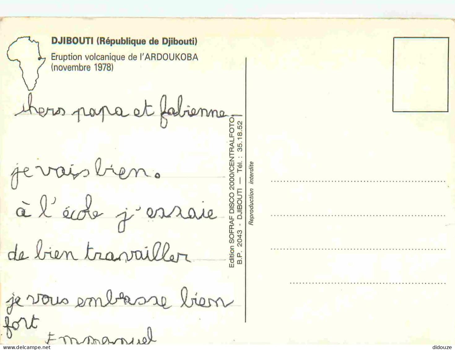 Djibouti - Eruption Volvanique De L'Ardoukoba En Novembre 1978 - Multivues - Volcanologie - Volcans - CPM - Voir Scans R - Djibouti