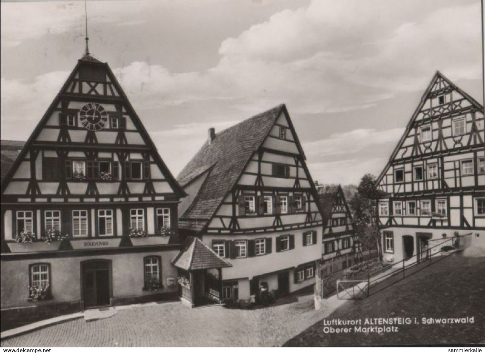 39851 - Altensteig - Oberer Marktplatz - 1972 - Altensteig