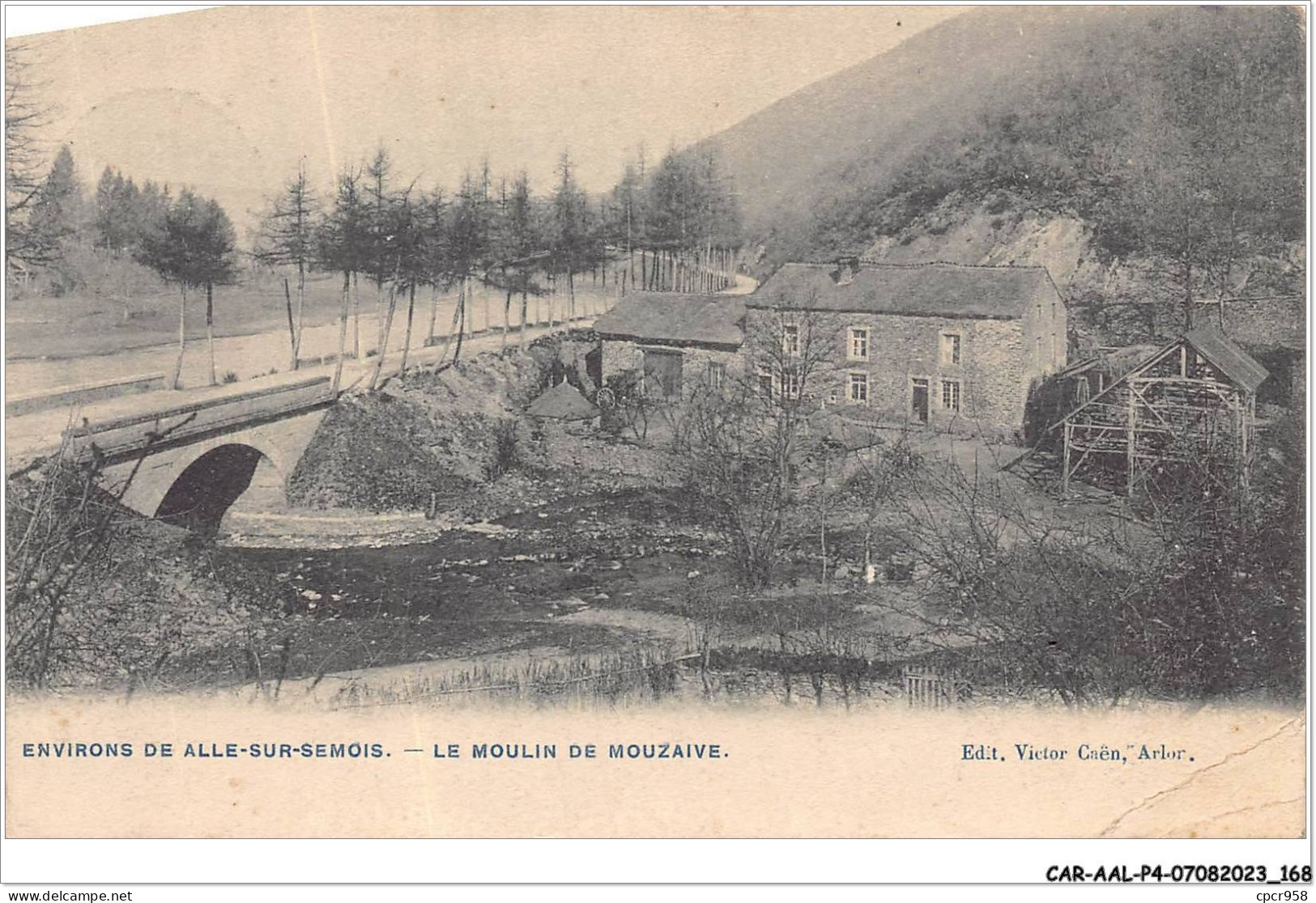 CAR-AALP4-BELGIQUE-0337 - Environs De Alle-sur-Semois-Le Moulin De Mouzaive - Vresse-sur-Semois