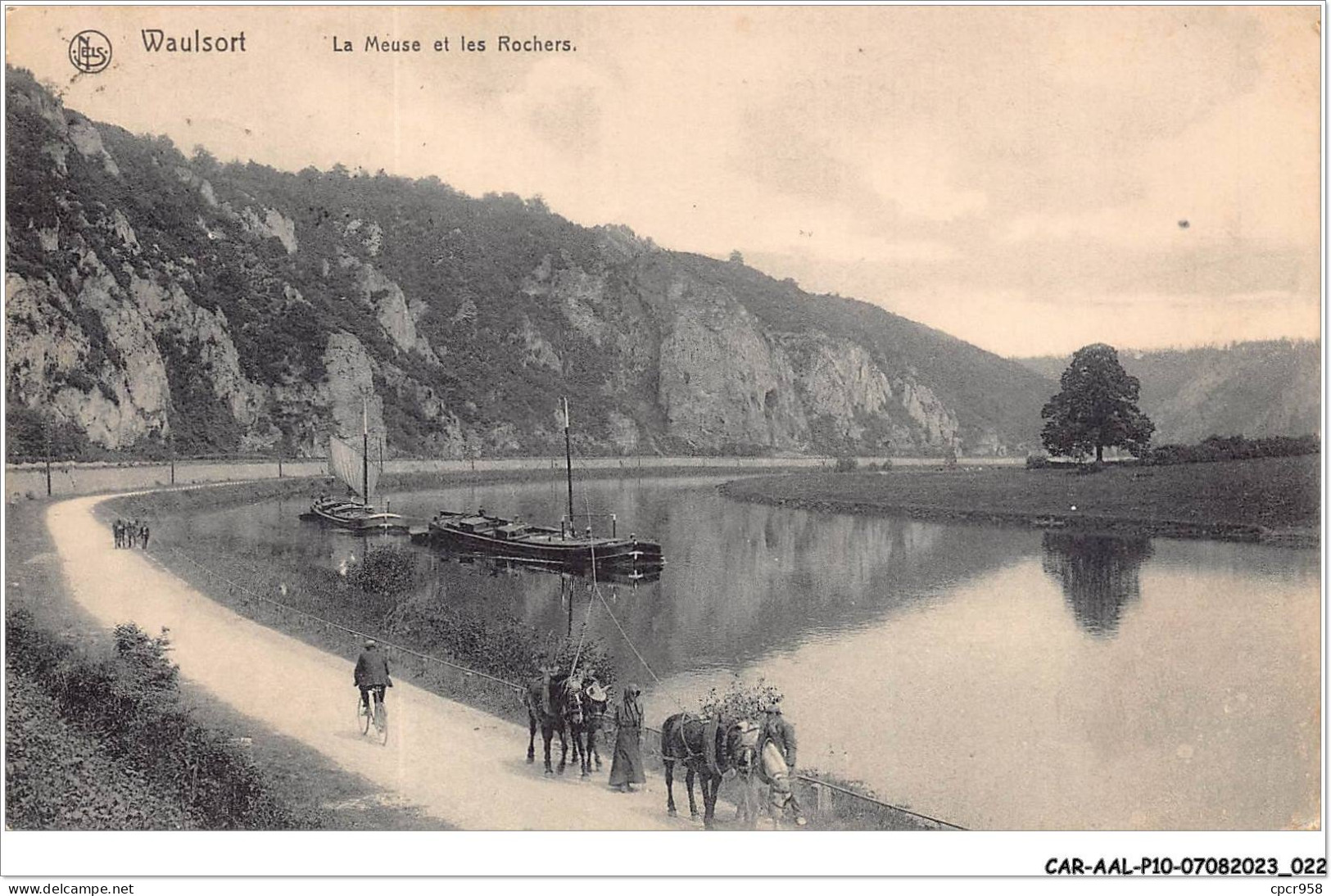 CAR-AALP10-BELGIQUE-0851 - WAULSORT-La Meuse Et Les Rochers  - Hastiere