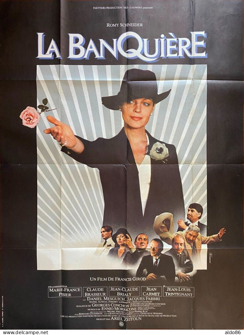Affiche 120 X 160 Du Film "LA BANQUIERE" De Francis Girod Avec Romy Schneider . - Afiches