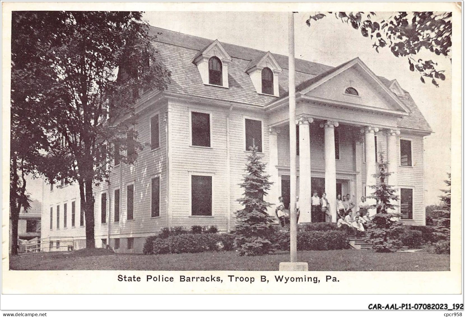 CAR-AALP11-ETAT UNI-1047 - State Police Barracks, Troop B , Wyoming , Pa  - Sonstige & Ohne Zuordnung