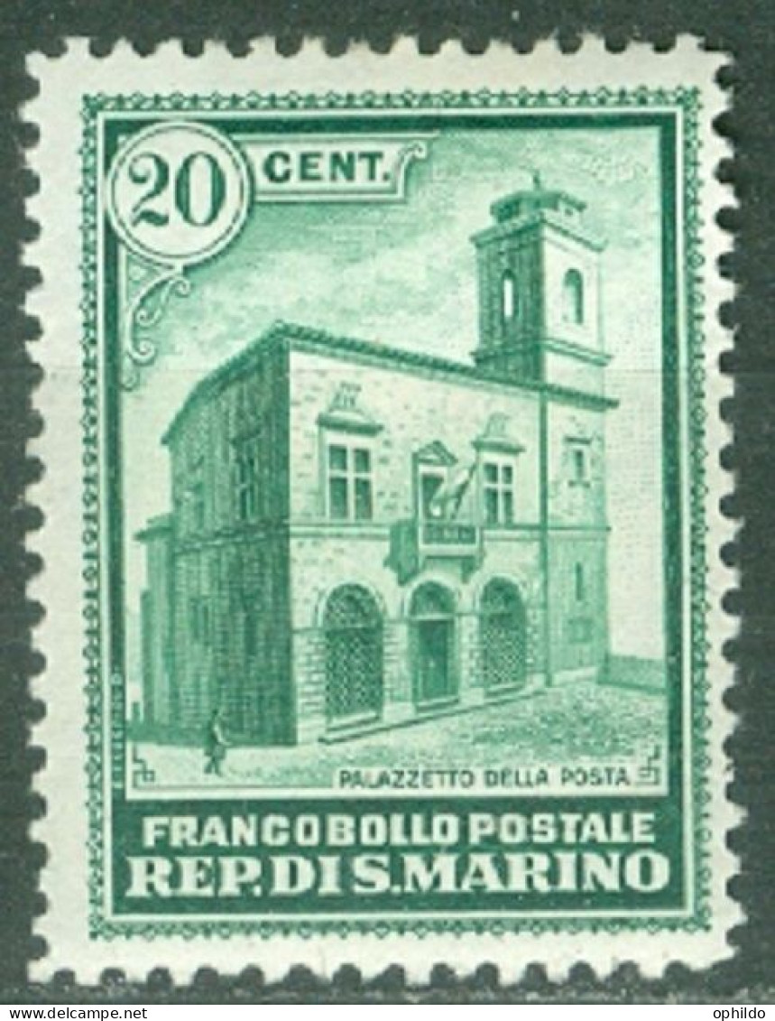Saint-Marin   Yvert  159  *  TB   - Unused Stamps
