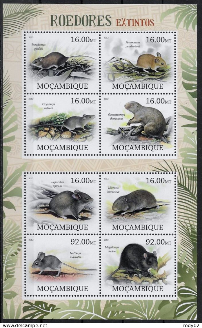 MOZAMBIQUE - RONGEURS - N° 4835 A 4842 ET BF 577 - NEUF** MNH - Rodents