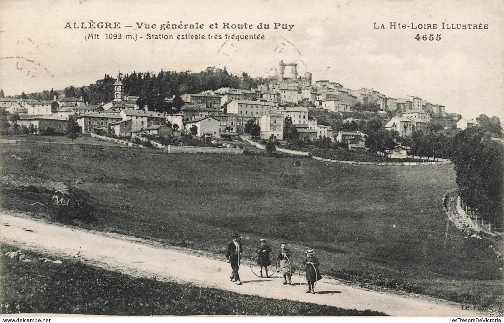FRANCE - Allègre - Vue Générale Et Route Du Puy - Station Estivale Très Fréquentée - Carte Postale Ancienne - Sonstige & Ohne Zuordnung
