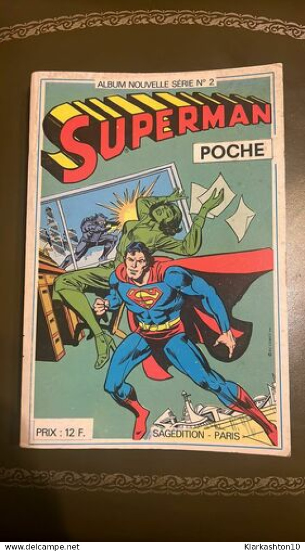 Superman Poche Album 2 Double N° 57 58 - Autres & Non Classés