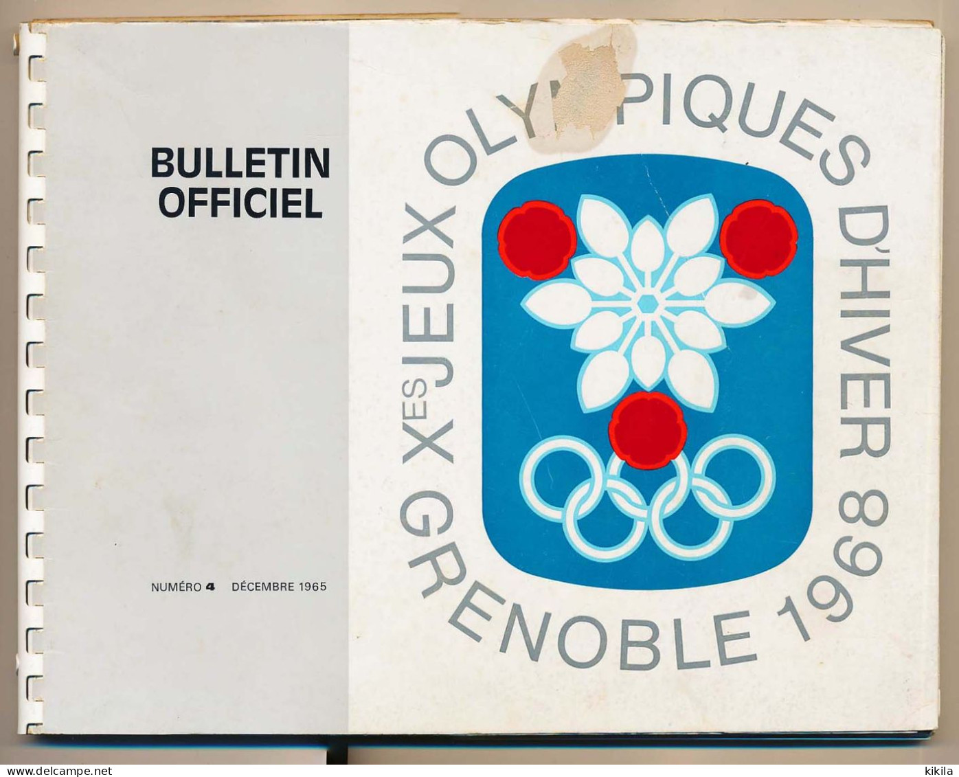 Bulletin Officiel N° 4  Décembre 1965 Xèmes Jeux Olympiques D'hiver Grenoble 1968   En Allemand, Anglais Et Français* - Books