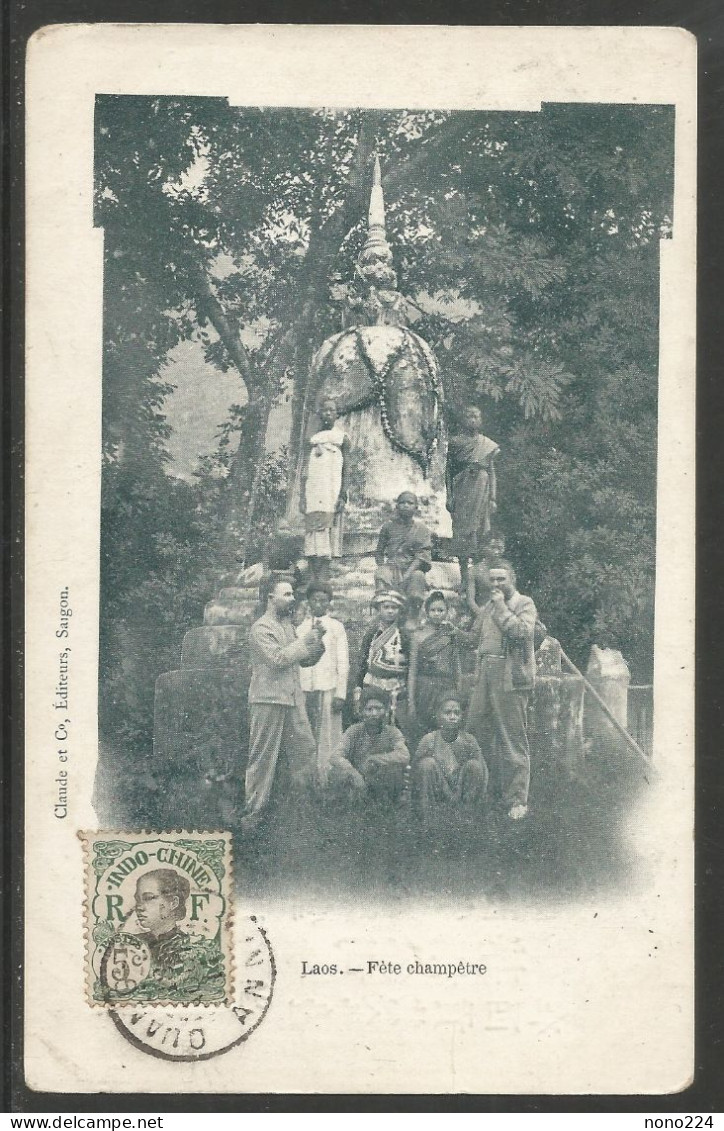 Carte P De 1911 ( Laos / Fète Champêtre ) - Laos