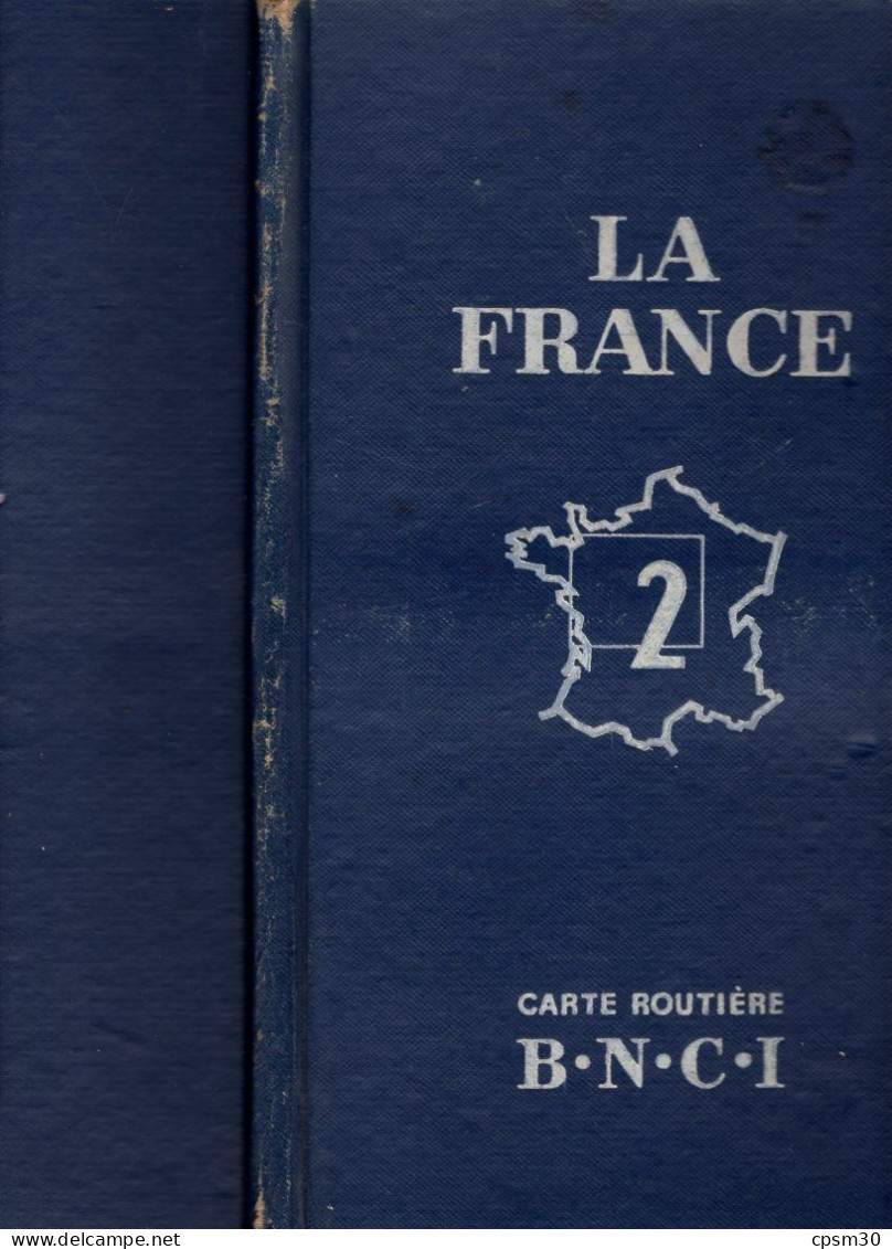 Carte Géographique Par La B.N.C.I. édition Blondel La Rougerie, Nantes, Bourges, Meaux/Romilly, Cognac, Vichy, N° 2 - Cartes Routières