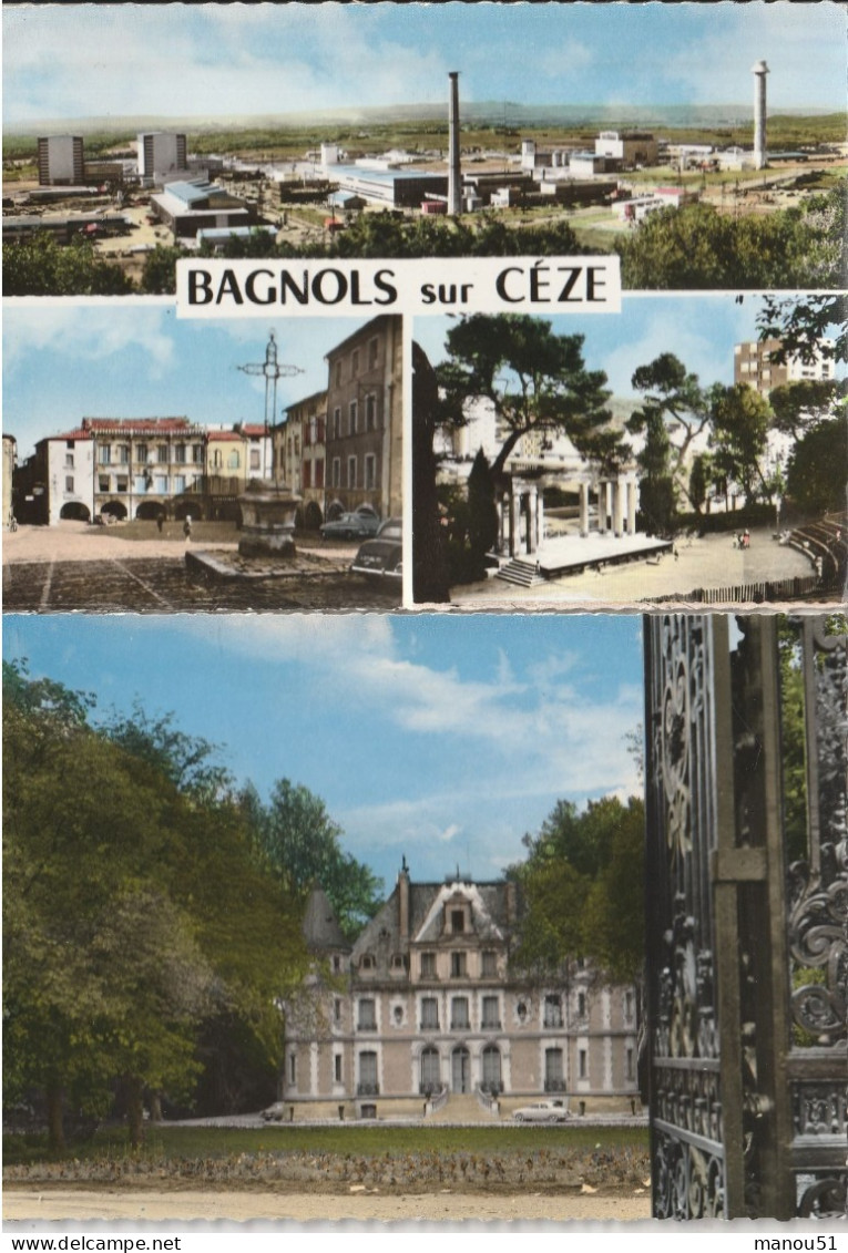 BAGNOLS Sur CEZE - 2 CPSM - Bagnols-sur-Cèze