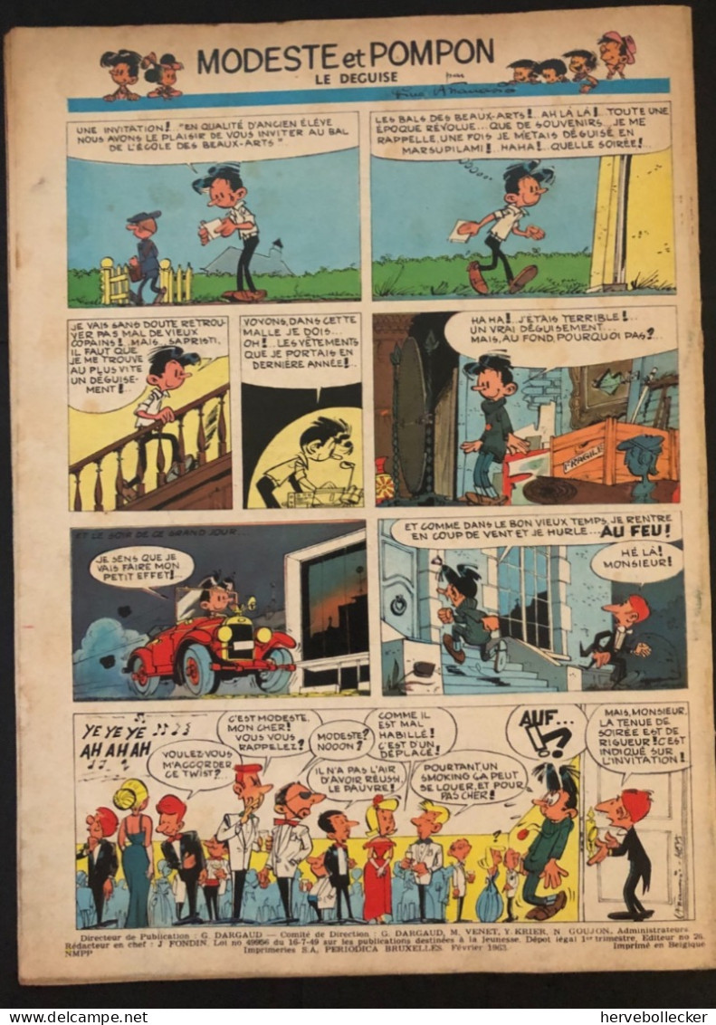 TINTIN Le Journal Des Jeunes N° 748 - 1962 - Tintin