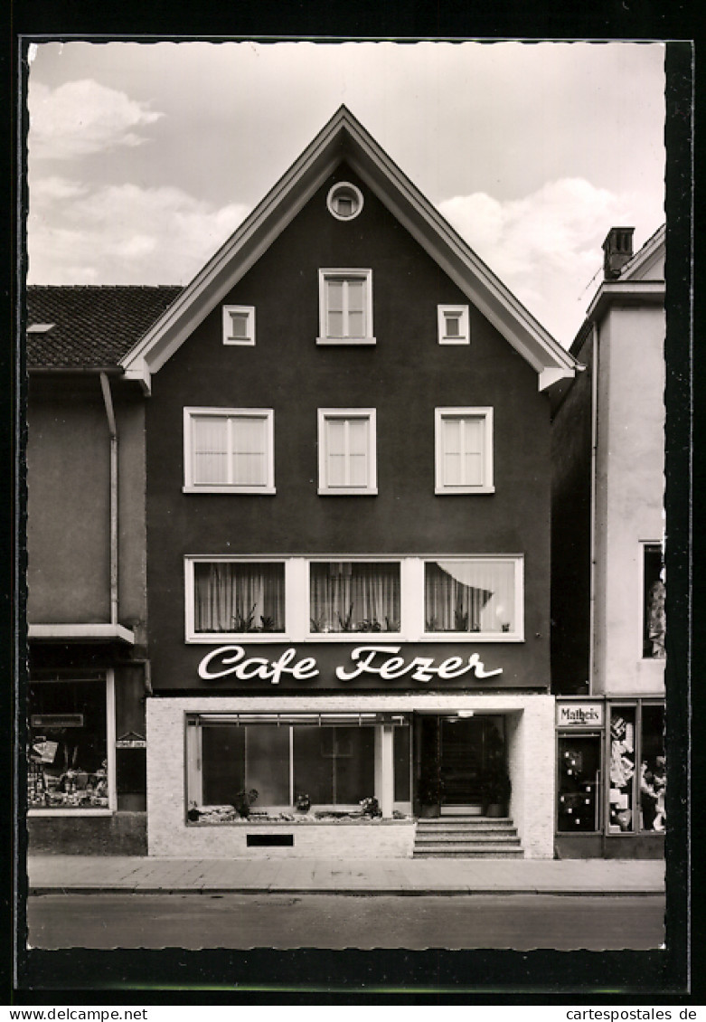 AK Göppingen, Cafe Fezer In Der Marktstrasse  - Göppingen