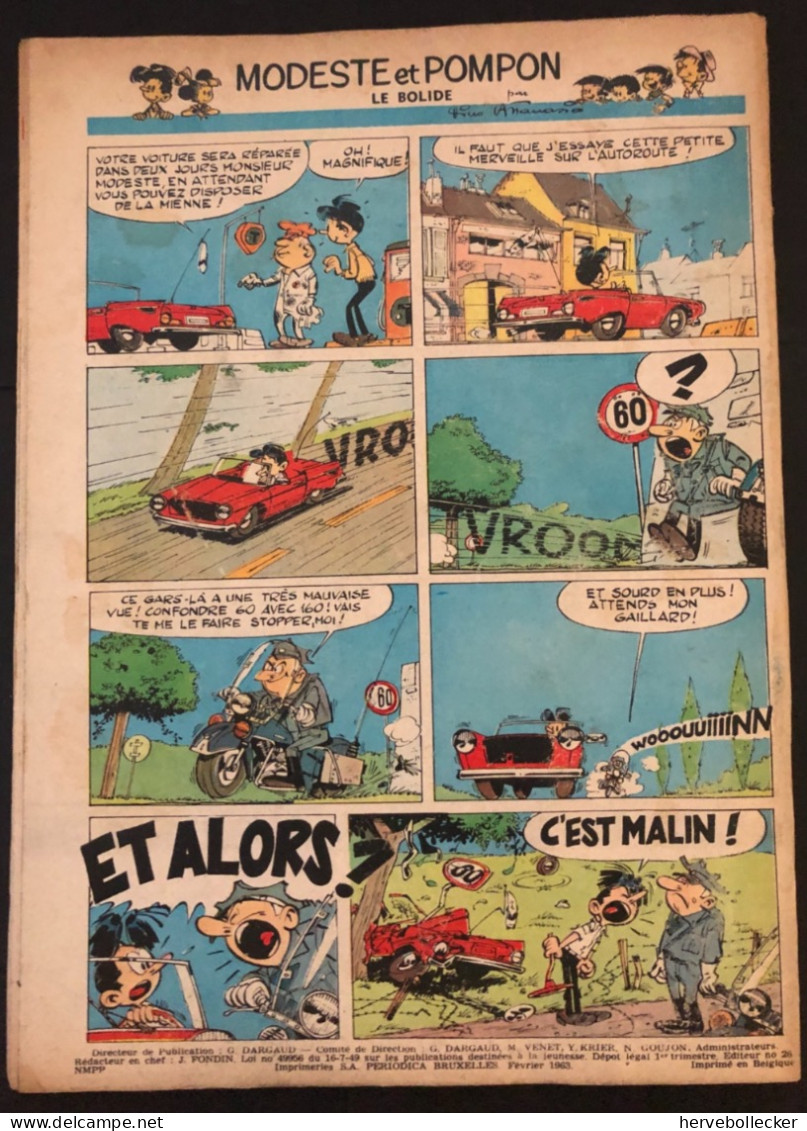 TINTIN Le Journal Des Jeunes N° 749 - 1962 - Tintin