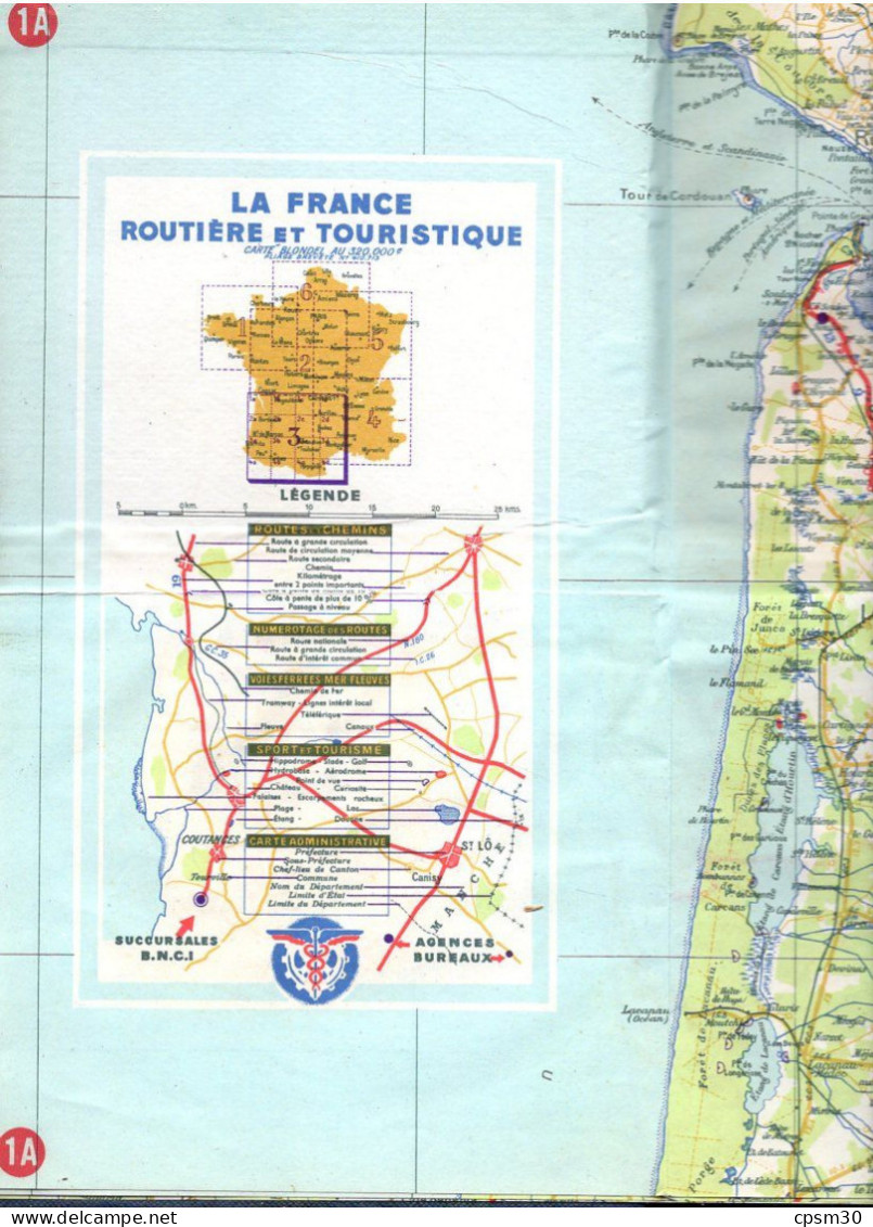 Carte Géographique Par La B.N.C.I. édition Blondel La Rougerie, Royan, Courpière/Issoire, Pau/Pampelune, Perpignan, N° 3 - Cartes Routières